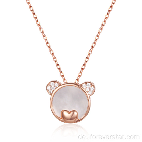 Valentine's Day Gift I Love You Rose Gold Women's Necklace